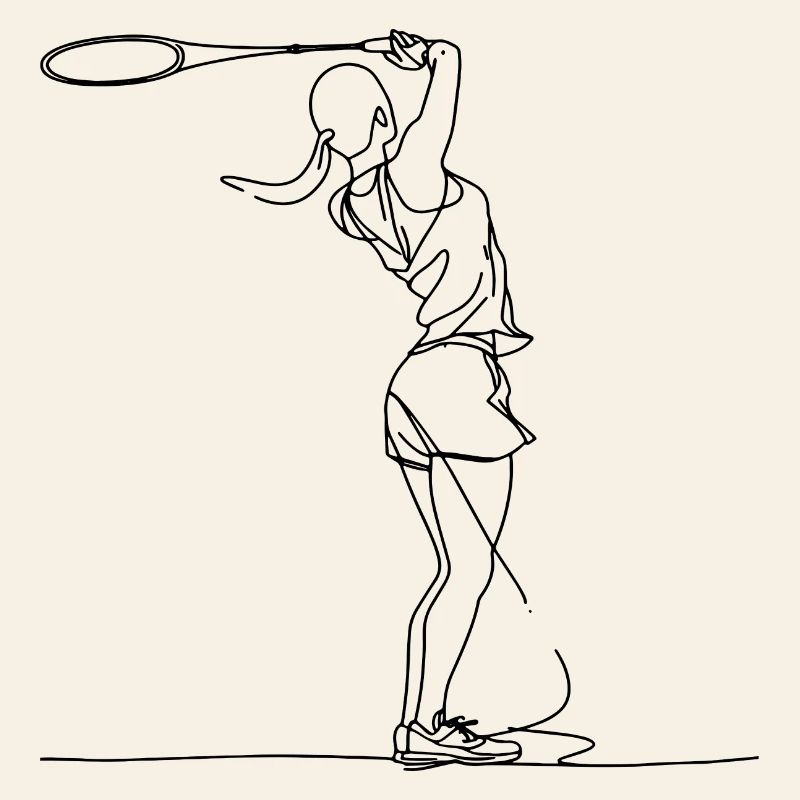 Badminton Mädchen