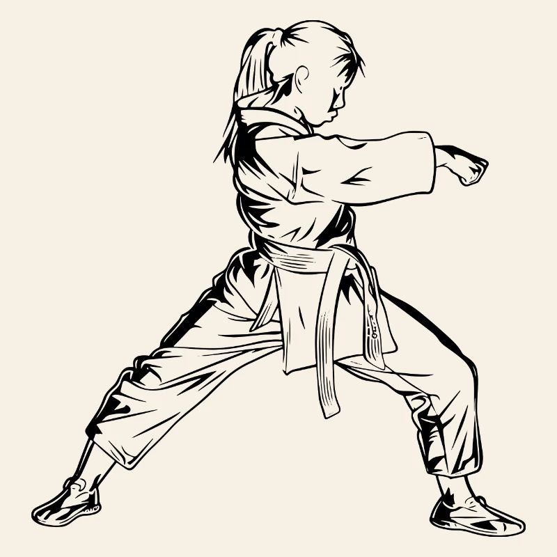 Karate Mädchen