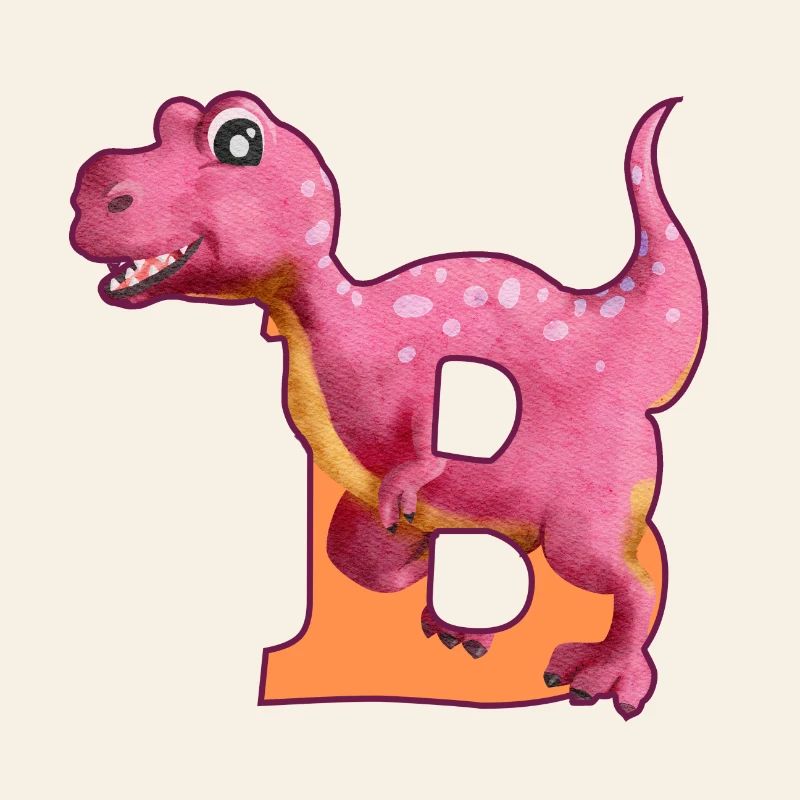 B - DINOSAUR, customizable
