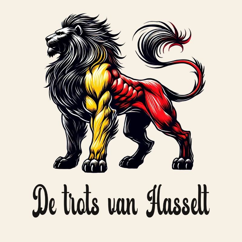 Design du drapeau Hasselt Loewe