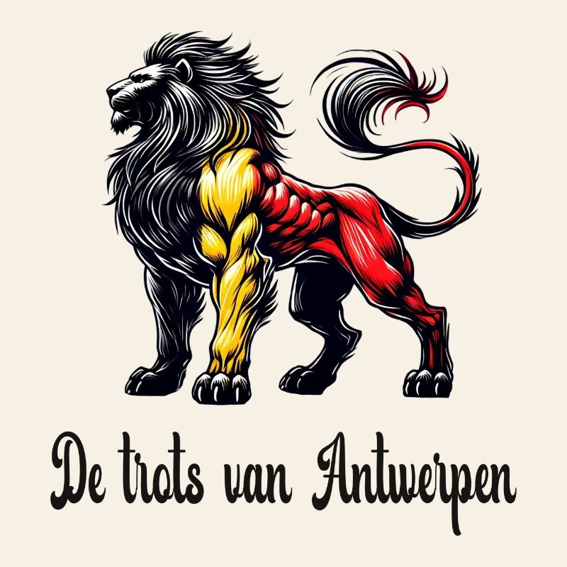 Design du drapeau lion d'Anvers
