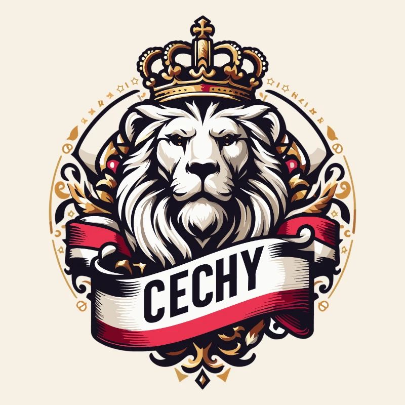 Cechy Bohême République tchèque Lion drapeau cadeau