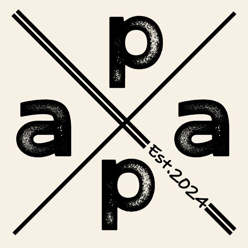 Papa Established 2024 – Vintage Gift Design