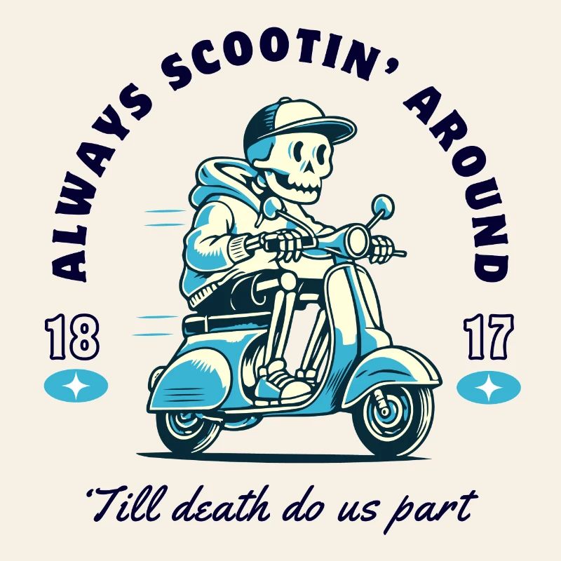 Skeleton sur la conception du scooter