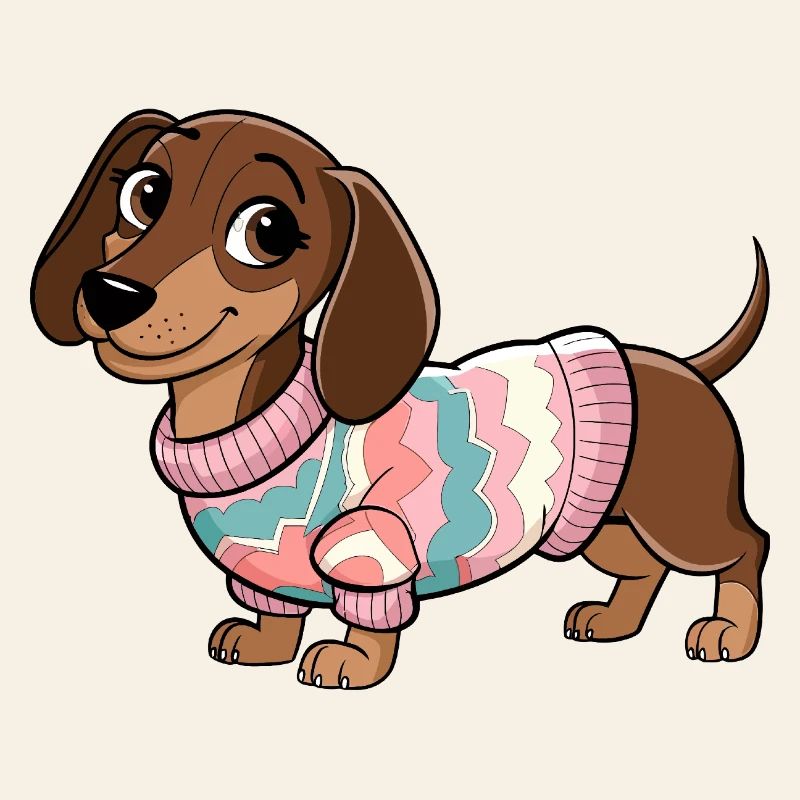 Pull douillet teckel