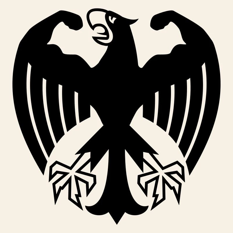Fitness eagle with muscles