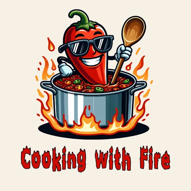 Cuisiner avec le feu