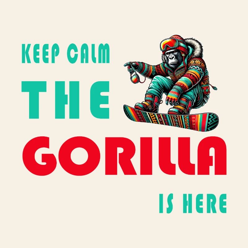 Keep calm - the gorilla is here