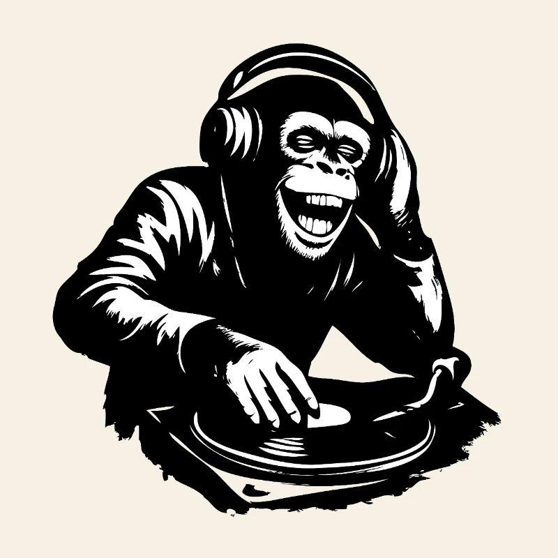 DJ The Monkey Dance Banksy Style