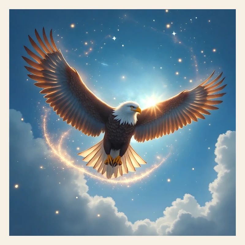 Power Animal Eagle in the Sky