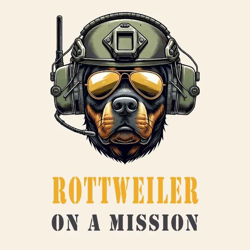 Rottweiler on a mission