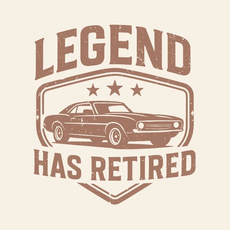 Legend Has Retired Retro Car