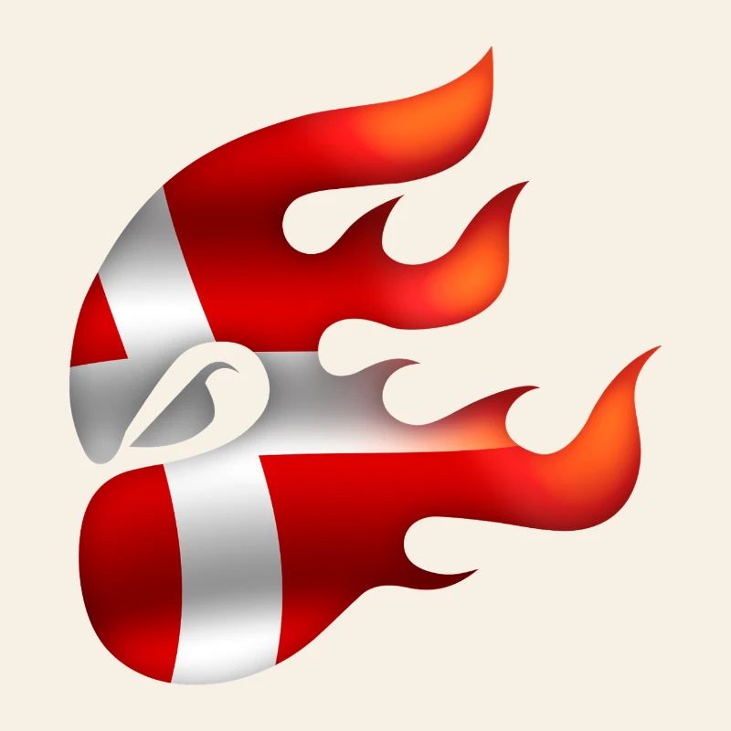 Drapeau du Danemark - Danemark - Ninja