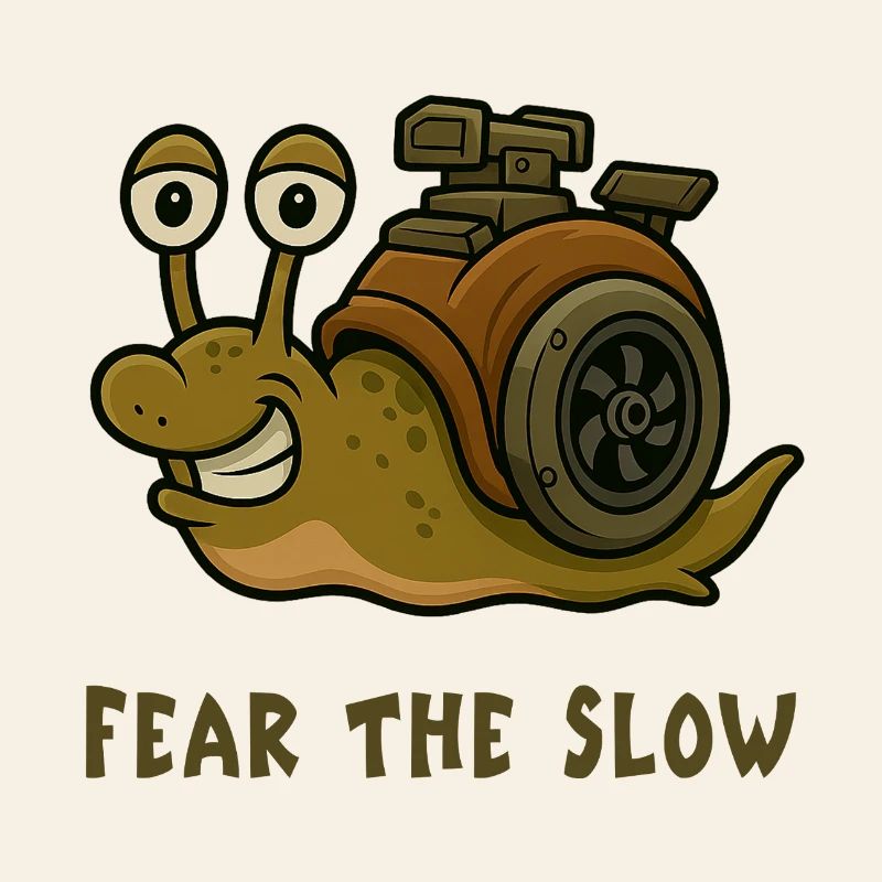 Angst vor der Langsamkeit - Schnecken Design