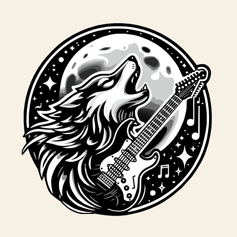 Wolf Musical Mond Design