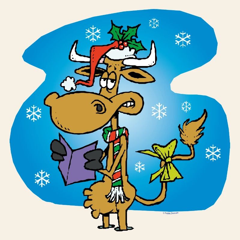 Vache Père Noël *drôle*