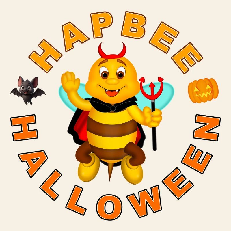 HAPBEE Halloween mit Text