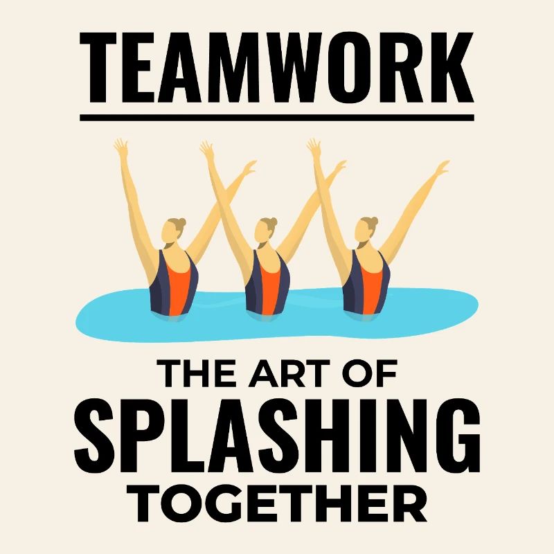 Triumphant Synchronised Swimmers Design