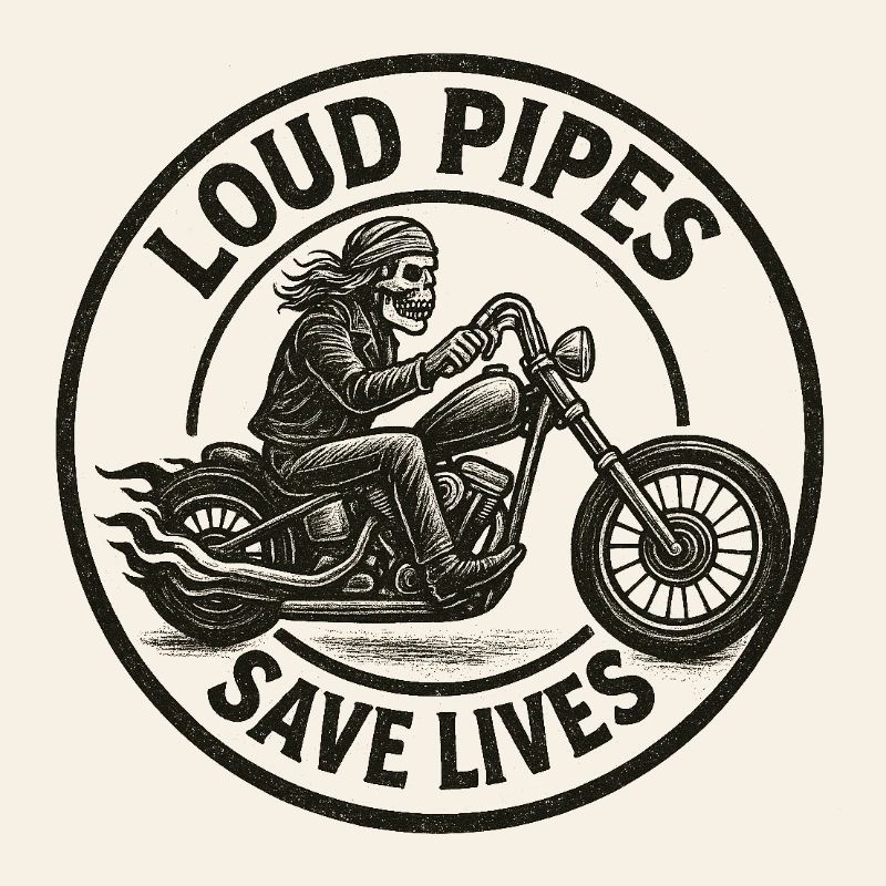 Loud Pipes Save Lives Motorcycle Design