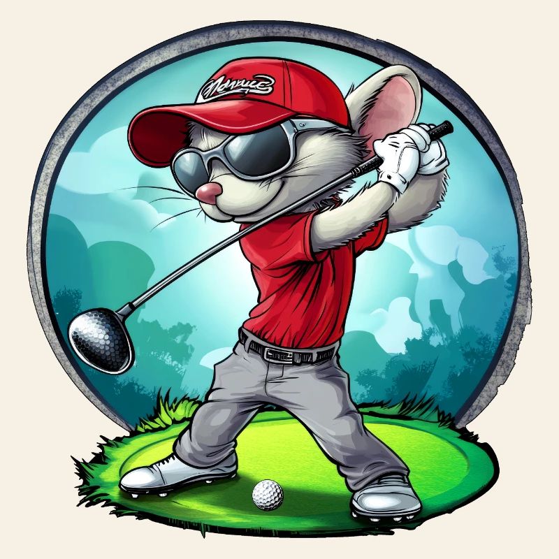 Mäuse Golfer / Golf Maus