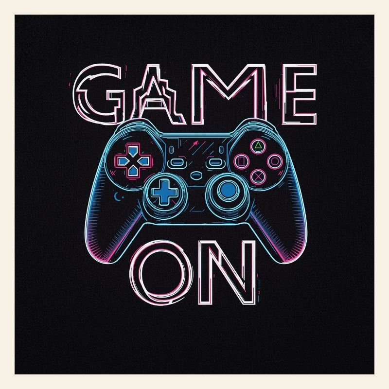 Neon Gaming Controller Design