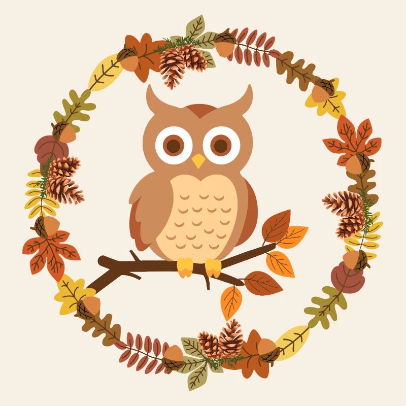 Herbstliche Eulenkranz 