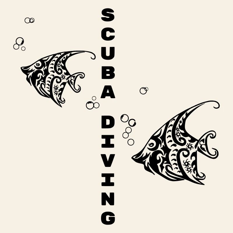 Scuba Diving – Tribal Fish Design