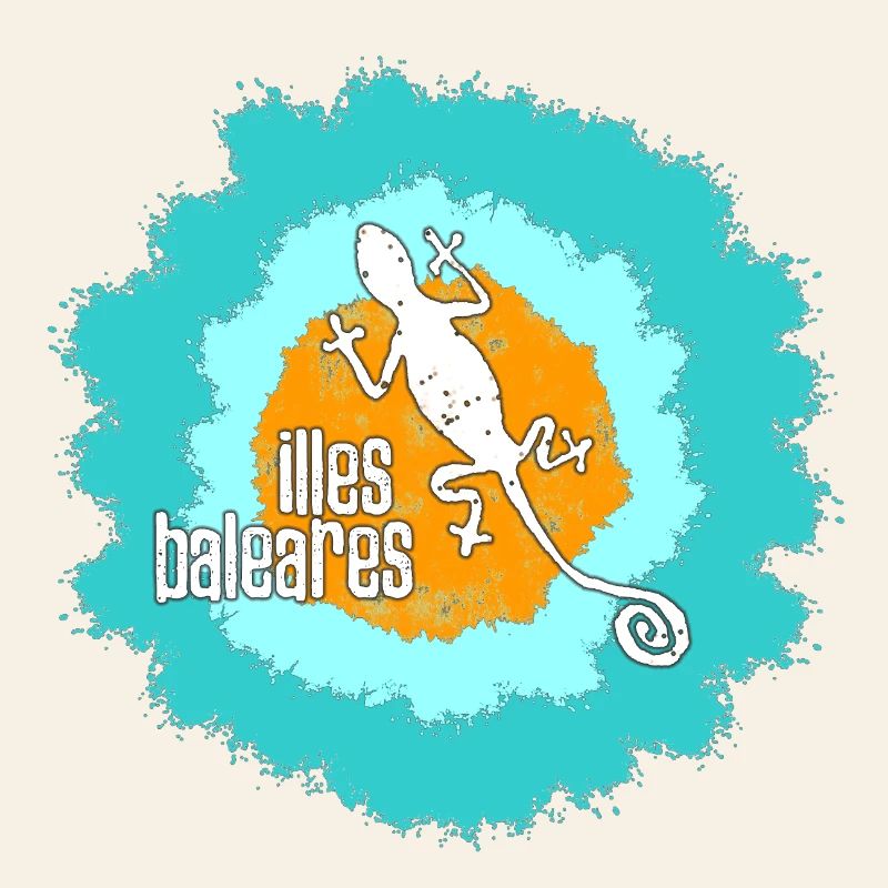 Balearic Gecko Illustration