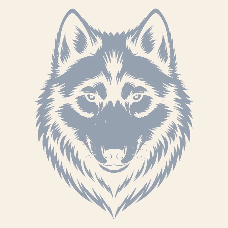 Majestic Wolf Emblem Design