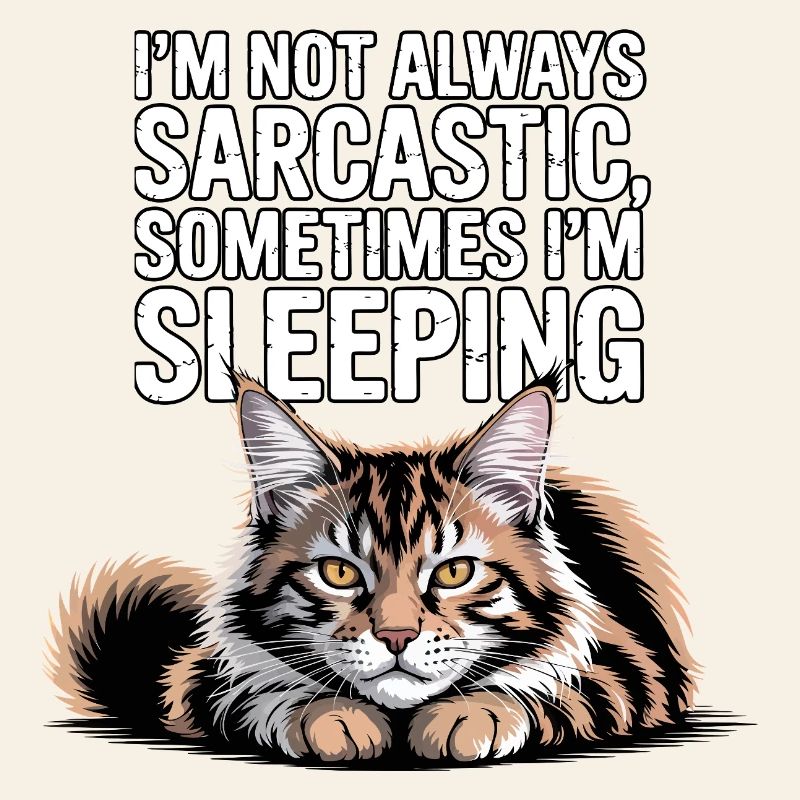 Sarkastischer Katzenschlaf