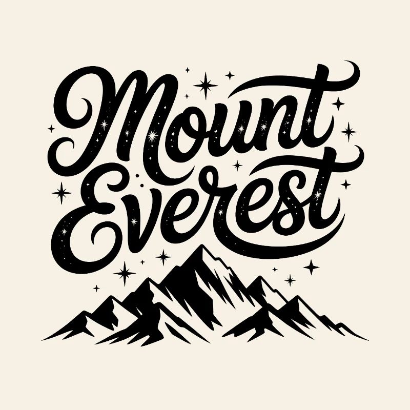 Mont Everest - Conception de souvenirs