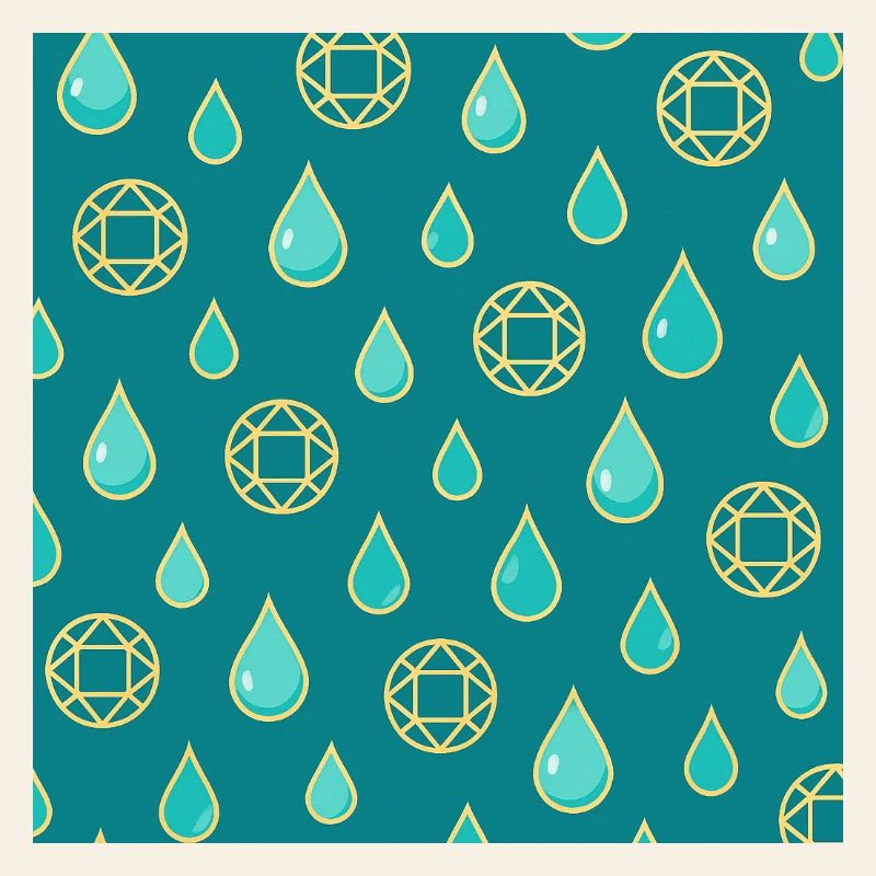 Waterproof jewelry – drop and diamond pattern