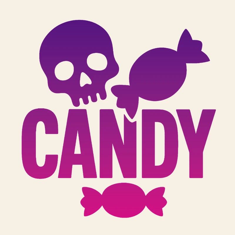 Skeleton and Whimsical Candy