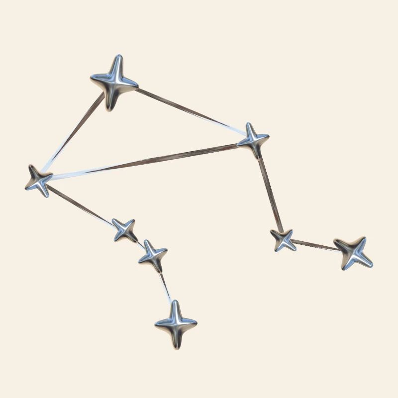 Libra Constellation – Metallic Zodiac