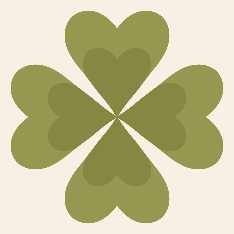 Four-Leaf Clover Pattern Design