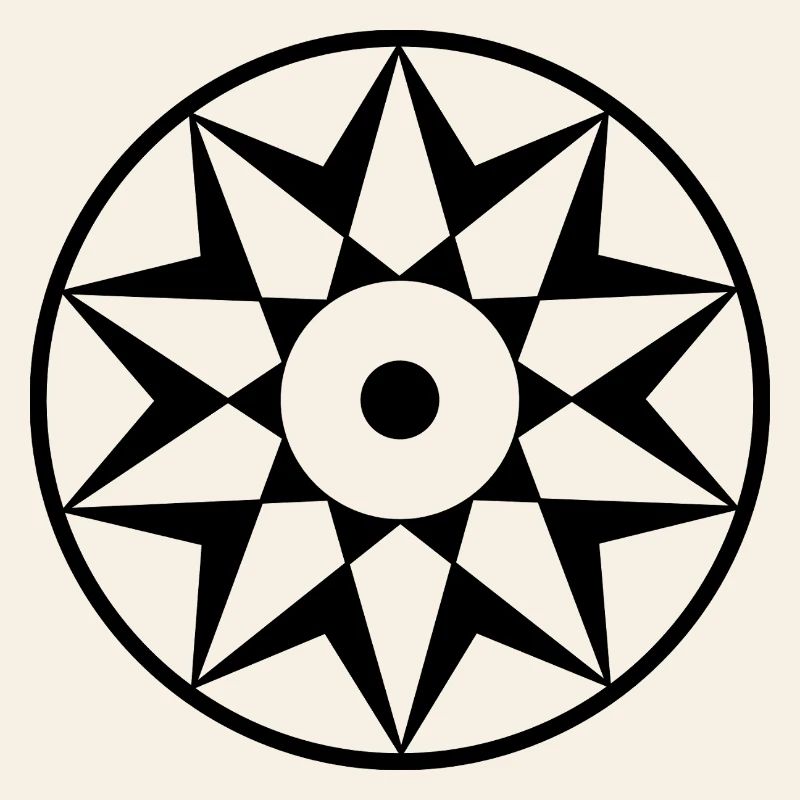 Décagramme Céleste Mandala