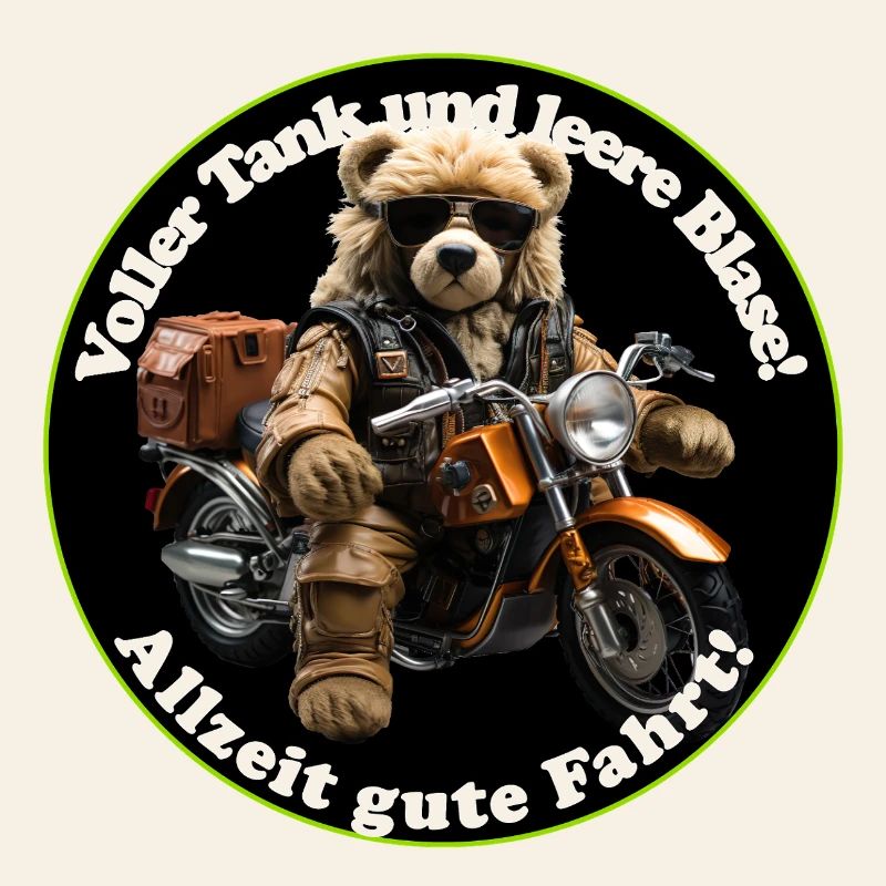 Teddy d’aventure à moto