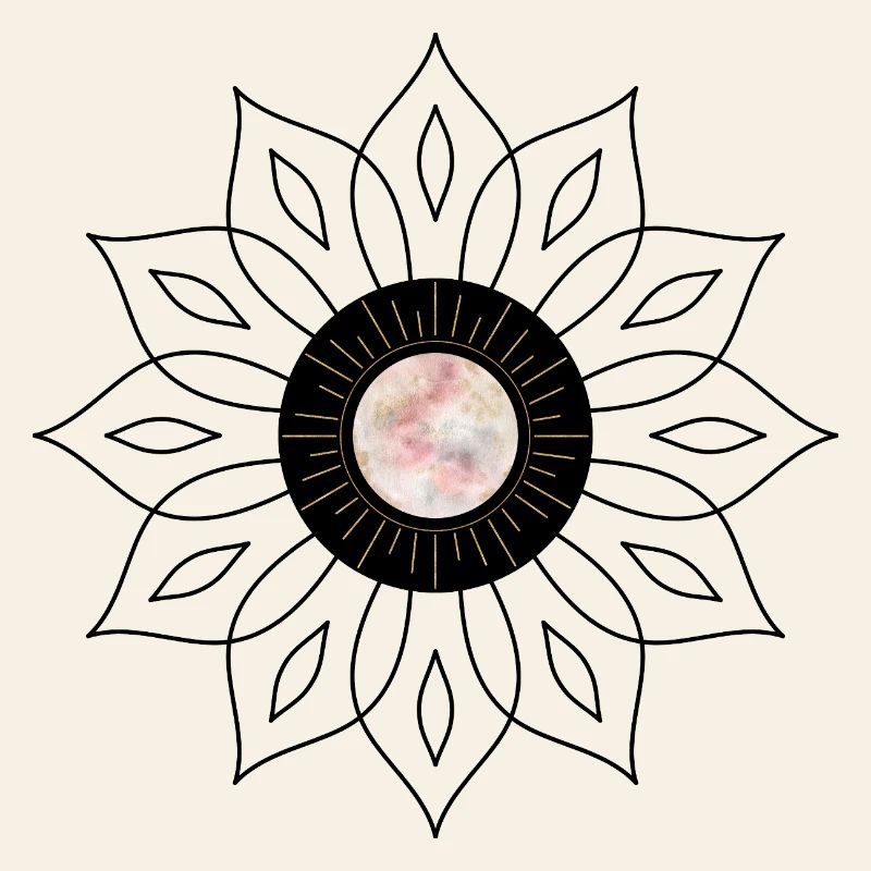 Mandala-Rosette