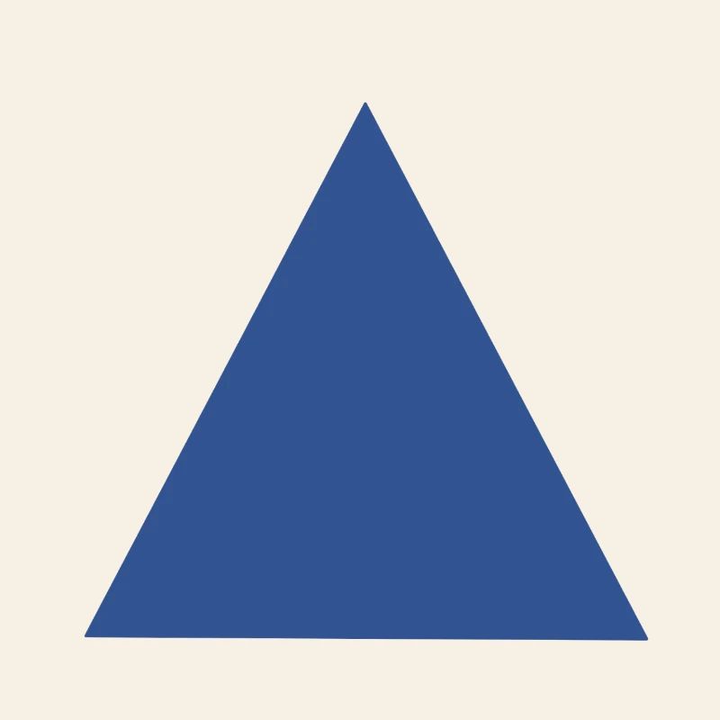 Motif abstrait de triangle bleu