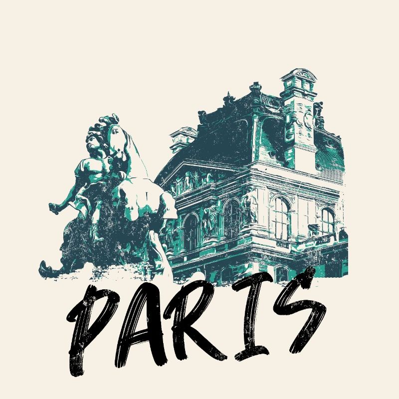 Paris, Statue Équestre et Architecture