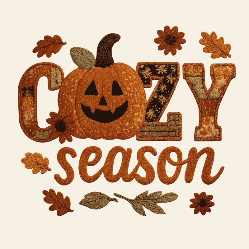 Patchwork de citrouilles douillettes