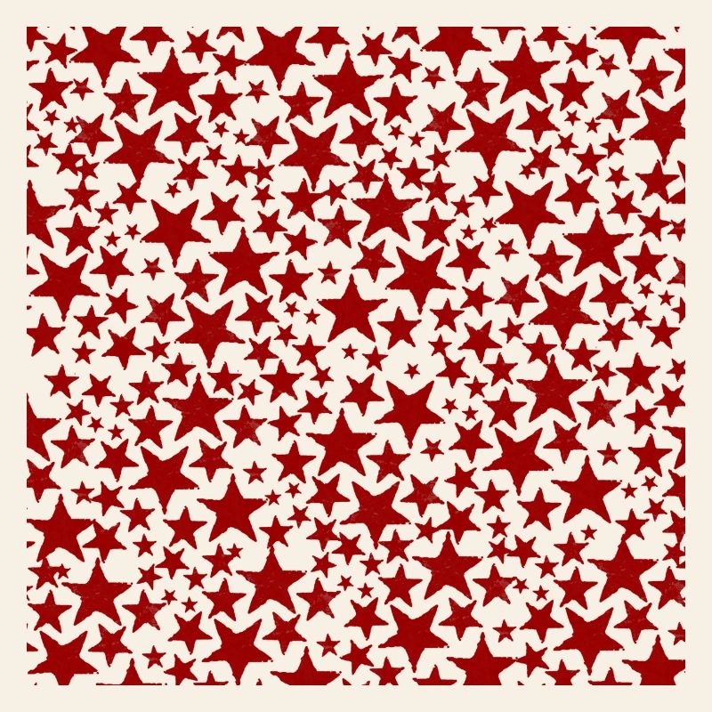 Red star pattern on dark background