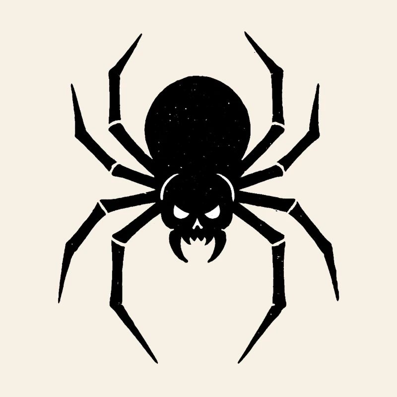 Araignée d’Halloween | Araignée noire
