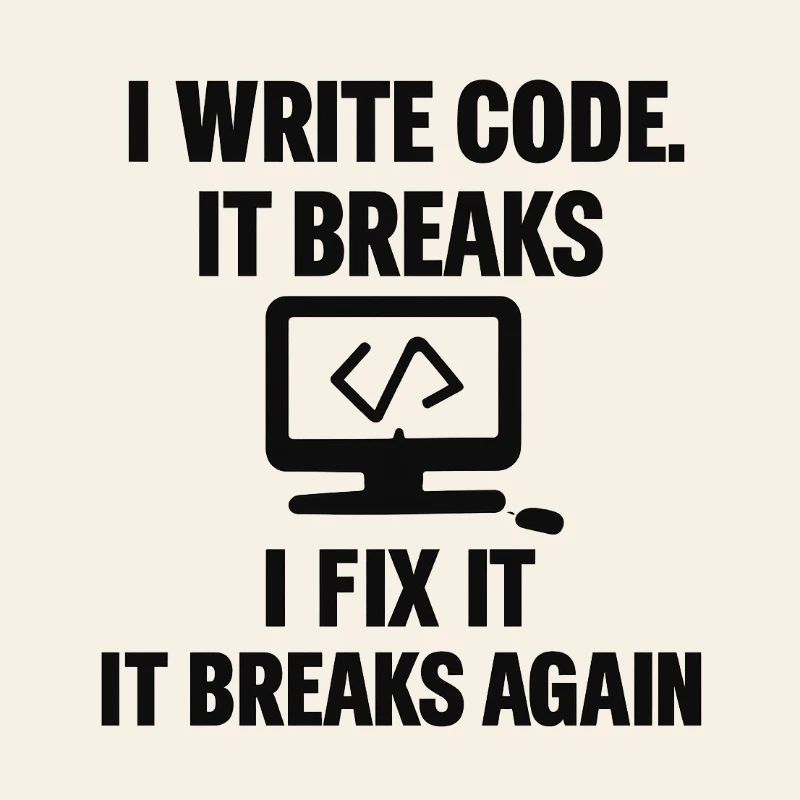 I Write Code – Funny Programmer T-Shirt