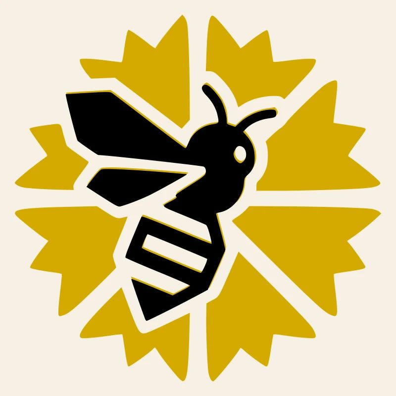Graphique de l’abeille du soleil