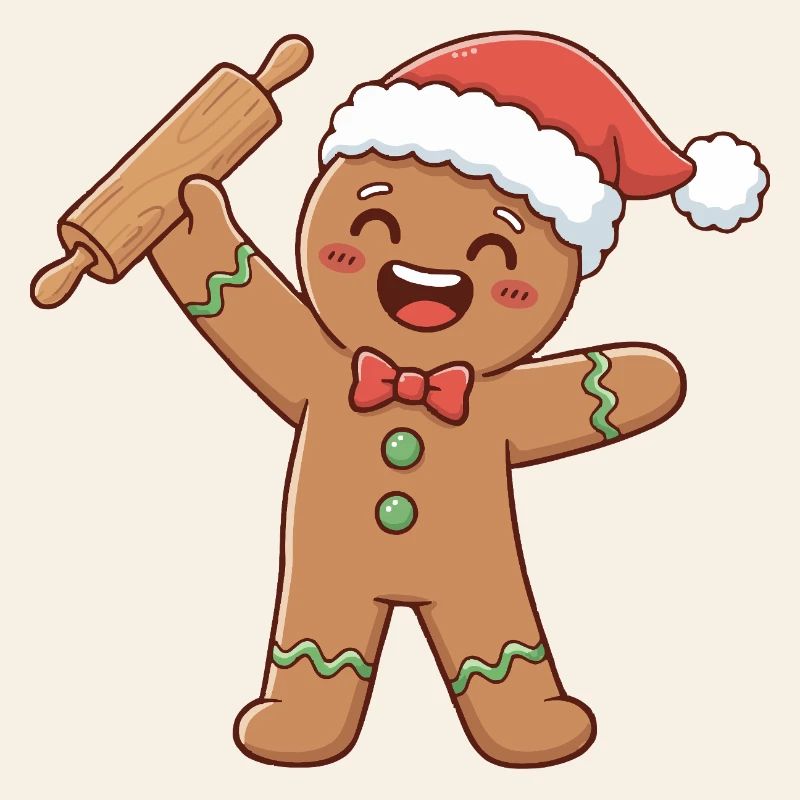 Christmas Baking Art Baker
