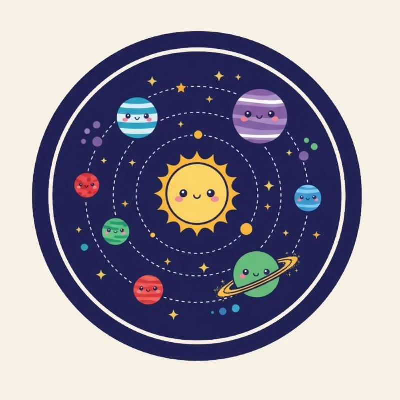 Conception joyeuse du système solaire