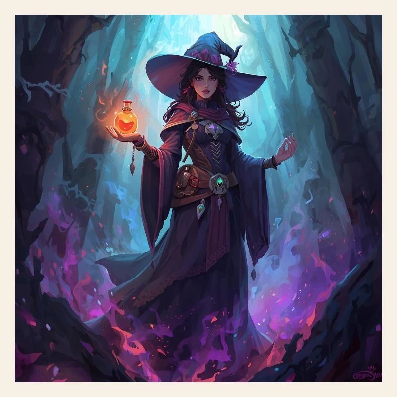 Enchanted Cave Witch