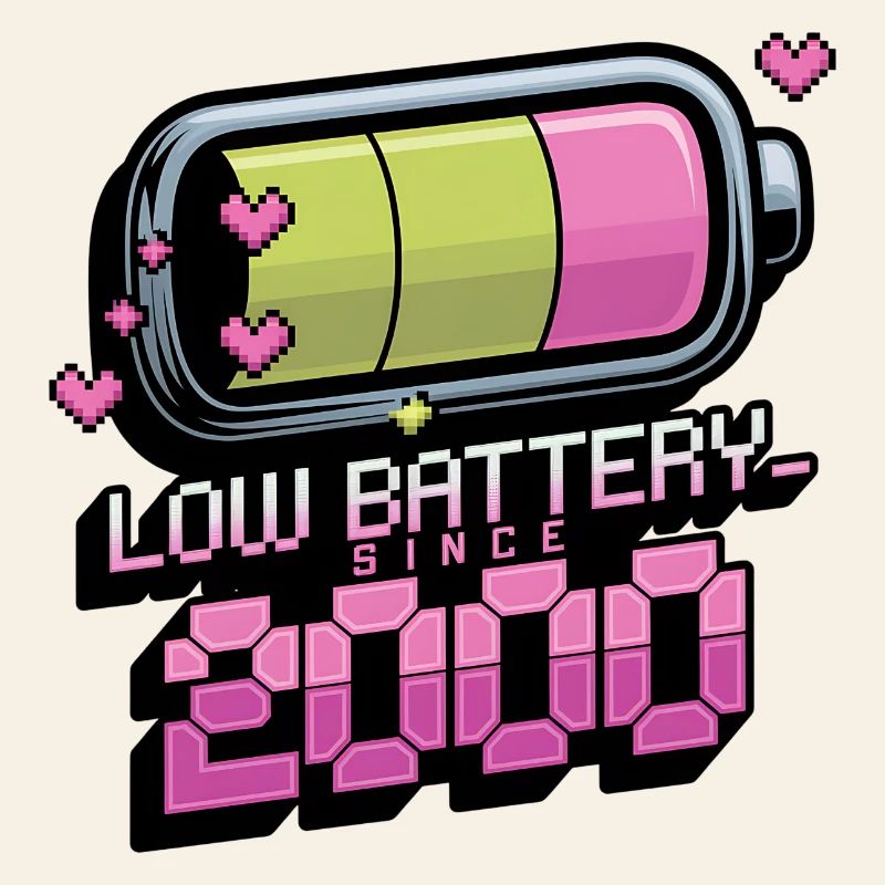 Y2K Retro – Low Battery Since 2000