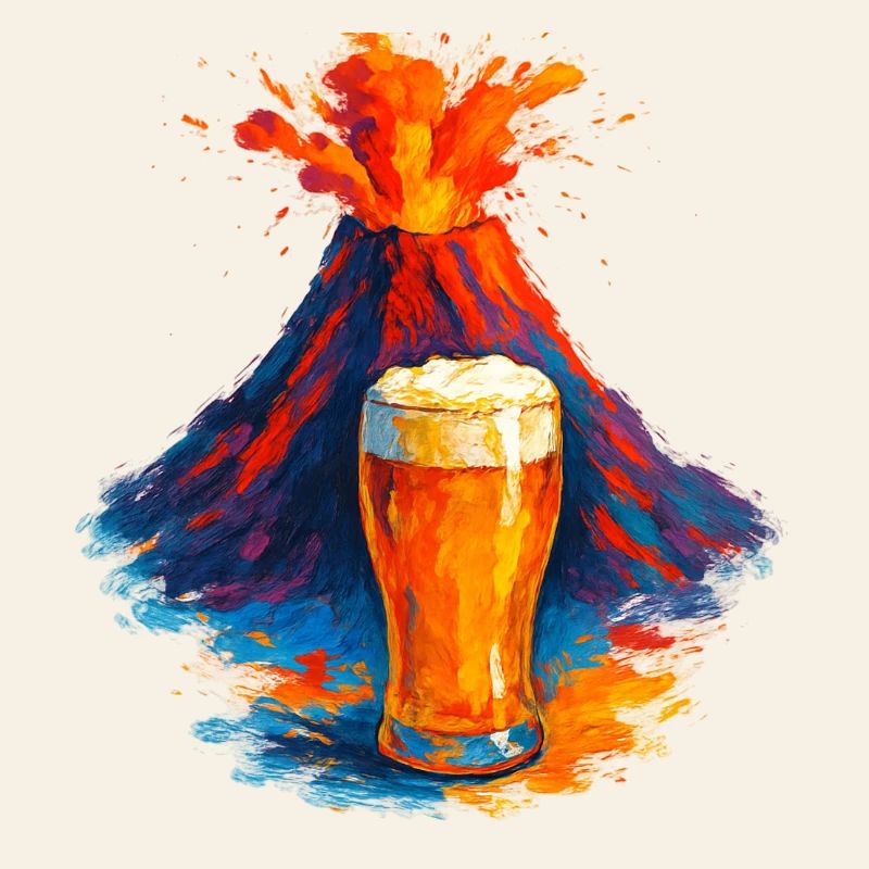 Vulkan Bière Art Aquarelles